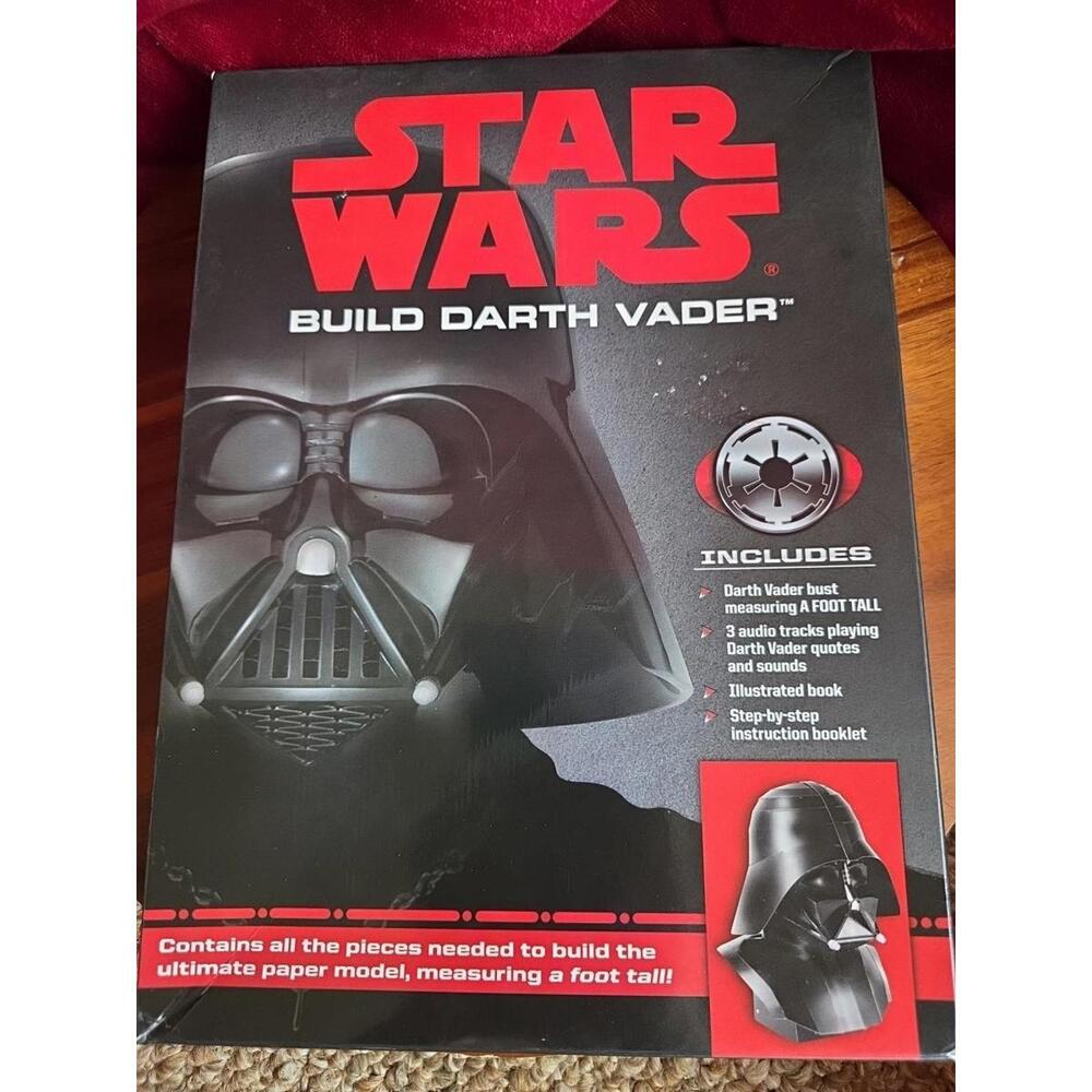 Brand New Star Wars Build Darth Vader Bust with Sounds Quotes Illustrated Book
